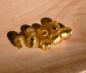 Preview: Glasperle Klarglas mit Goldfolie einzeln