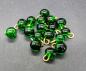 Preview: Glasknopf smaragdgrün