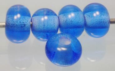 light blue transparent beads