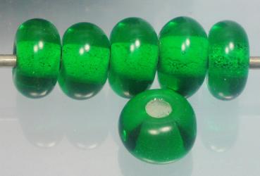 smaragd transparente Glasperlen