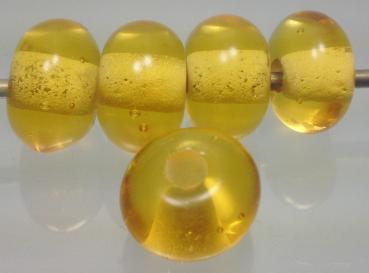 yellow transparent beads