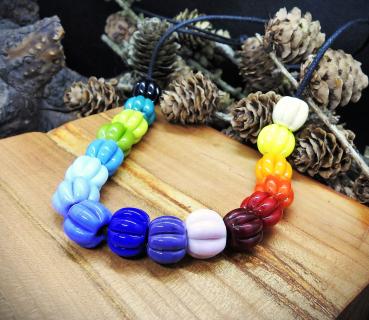 colorful melon bead set