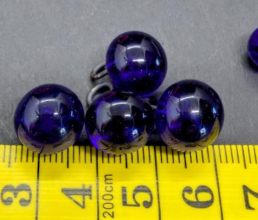 Glasknopf cobaltblau