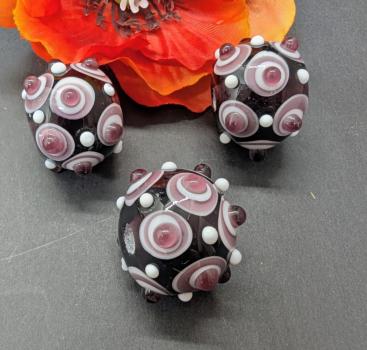 Augenperle Amethyst weiß