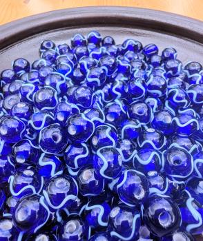 Preview: bead Haithabu blue