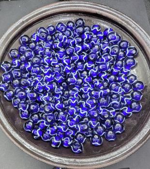 Perle Haithabu blau