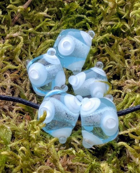 Augenperle helles aquamarin