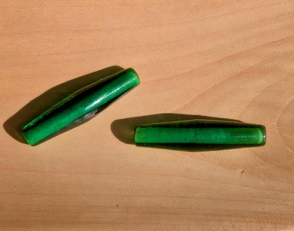Glasperle Haithabu smaragdgrün
