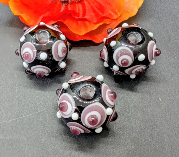 Augenperle Amethyst weiß