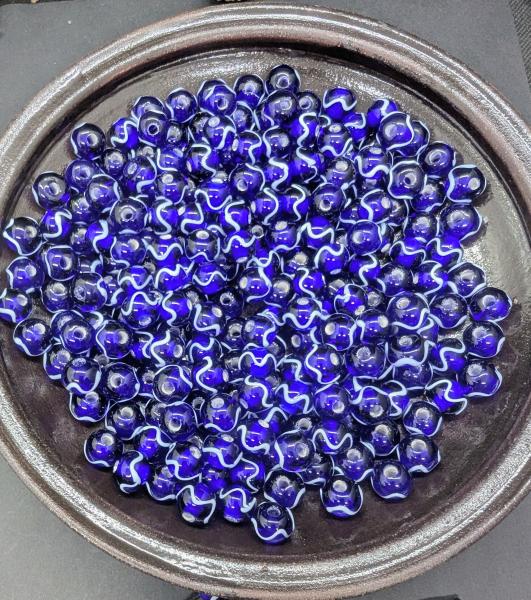 Perle Haithabu blau
