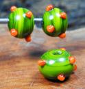 green-orange bead