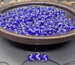 Perle Haithabu blau